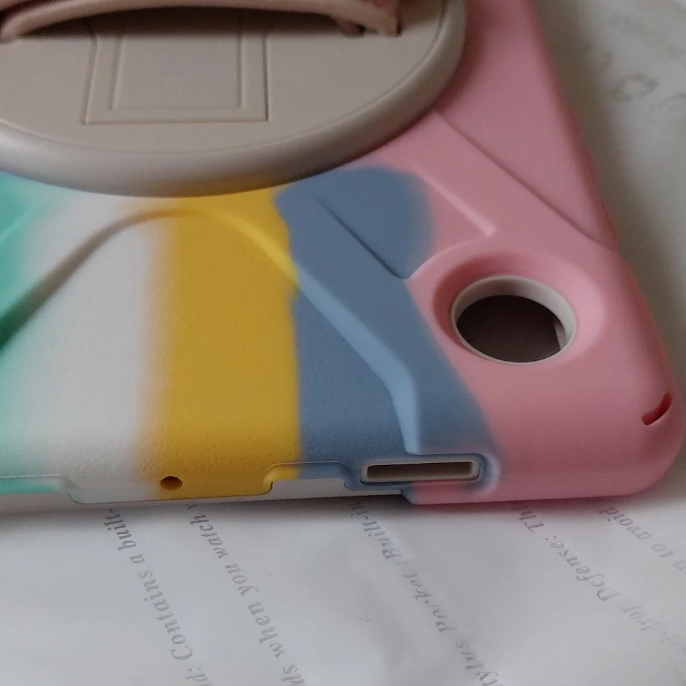 Samsung Galaxy Tab A8 Lite Pink Rainbow Case 10.5